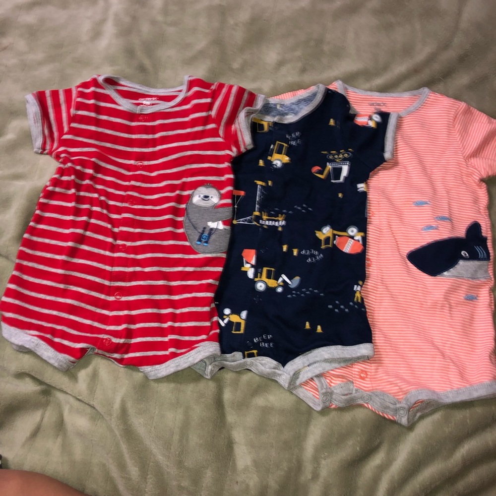 9 months boy rompers!